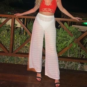 Sheer cover up pants